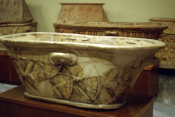Cnoso: bañera y sarcófago (Museo de Hiraklio) © José María Ciordia